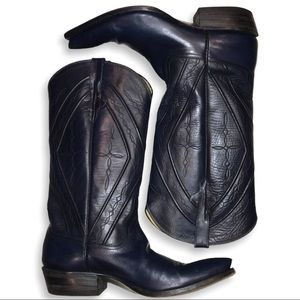 Ladies RIOS OF MERCEDES Dark Blue Western Boots - 7.5